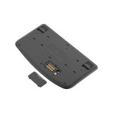  Logitech Wave Keys clavier RF sans fil + Bluetooth AZERTY Français Graphite (920-012286)