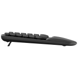  Logitech Wave Keys clavier RF sans fil + Bluetooth AZERTY Français Graphite (920-012286)