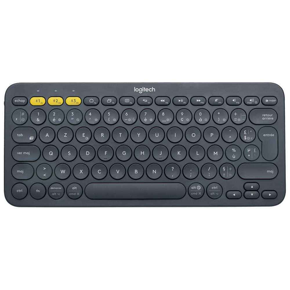 Clavier Bluetooth Multidispositif LOGITECH K380 Français (AZERTY) (920-007568)