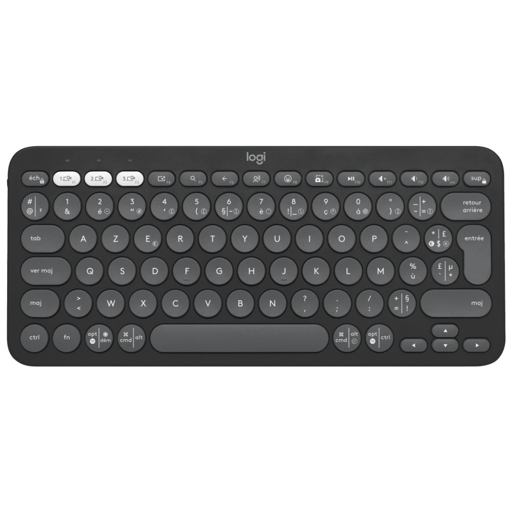 Clavier sans fil Logitech Pebble Keys 2 K380s - Français (AZERTY)