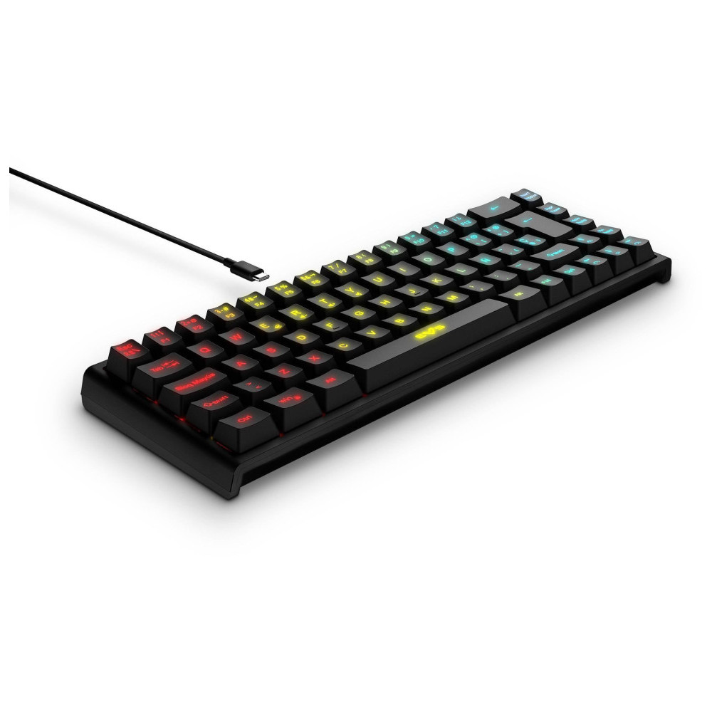  Clavier gaming rétroéclairé Energy Sistem ESG K4 Kompact RGB USB-C (AZERTY)