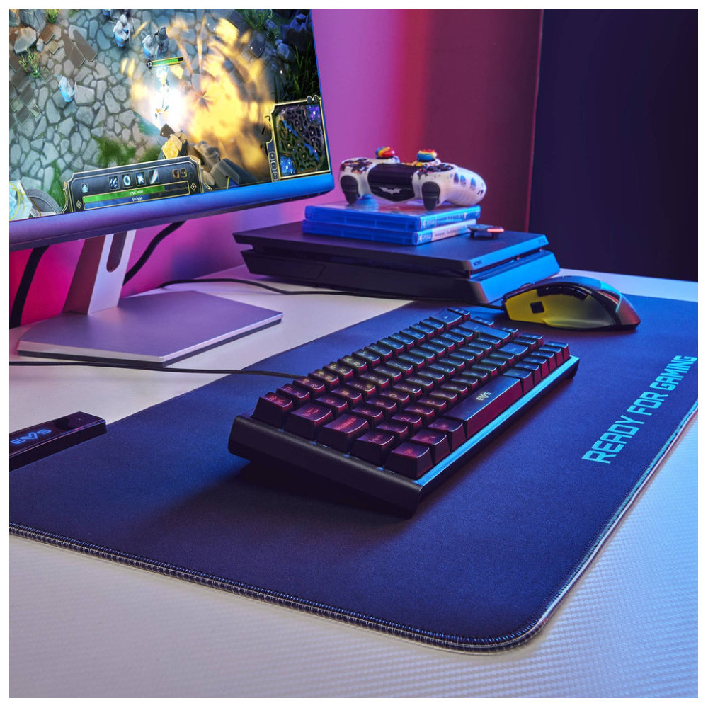  Clavier gaming rétroéclairé Energy Sistem ESG K4 Kompact RGB USB-C (AZERTY)