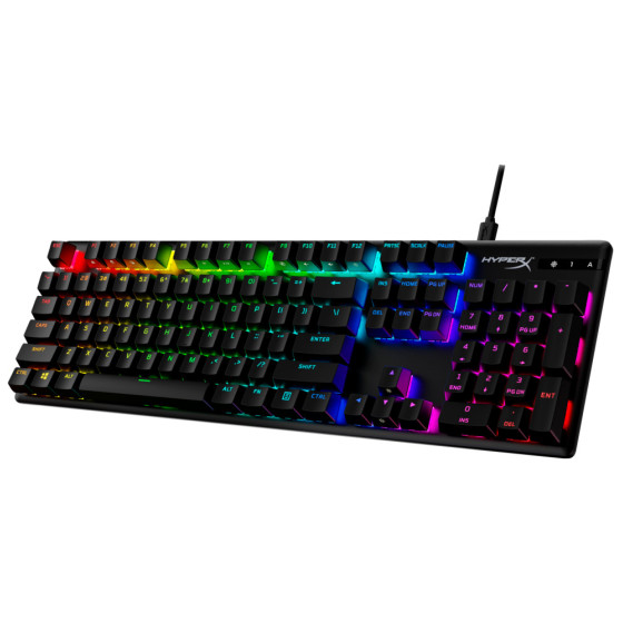 Clavier de jeu mécanique HyperX Alloy Origins PBT HX Rouge - AZERTY (639N3AA)