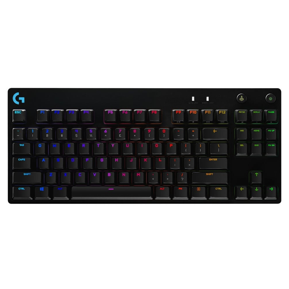 Clavier gaming rétroéclairé mécanique Logitech G PRO - Noir Français Azerty (920-009390)