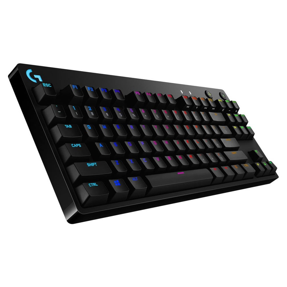  Clavier gaming rétroéclairé mécanique Logitech G PRO - Noir Français Azerty (920-009390)
