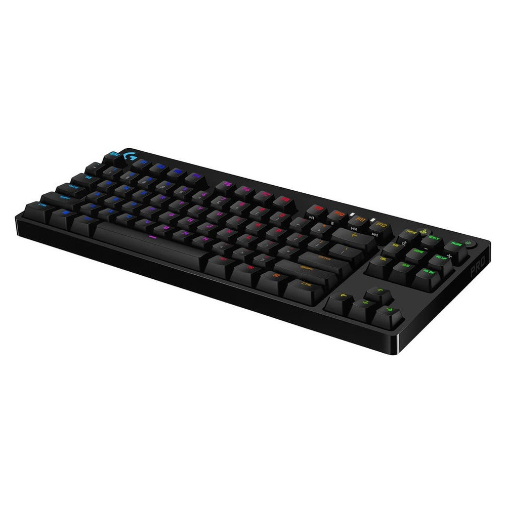  Clavier gaming rétroéclairé mécanique Logitech G PRO - Noir Français Azerty (920-009390)