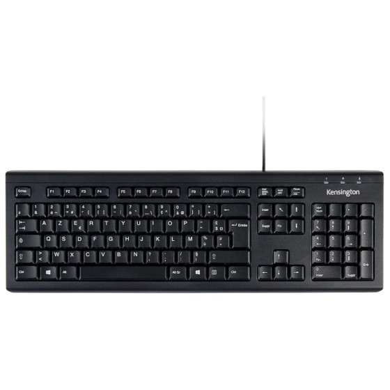 Clavier filaire Kensington ValuKeyboard USB - AZERTY (1500109FR)