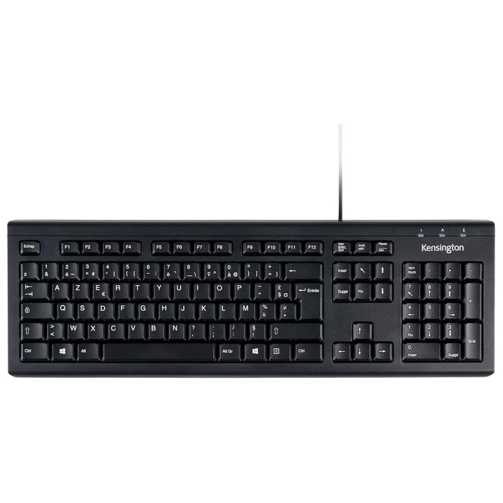 Clavier filaire Kensington ValuKeyboard USB - AZERTY (1500109FR)