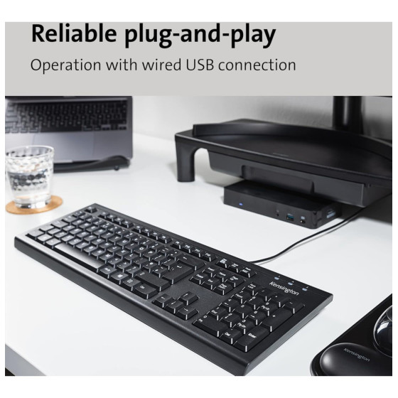  Clavier filaire Kensington ValuKeyboard USB - AZERTY (1500109FR)