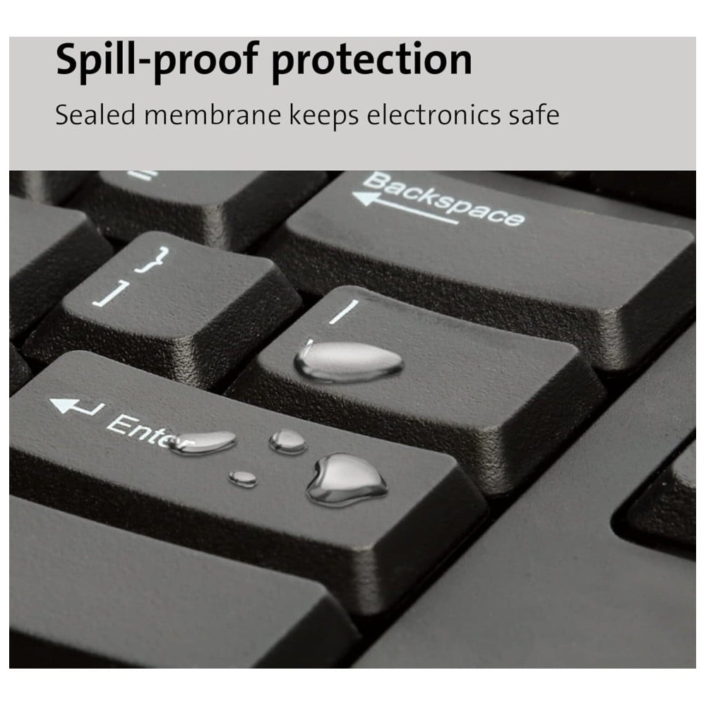  Clavier filaire Kensington ValuKeyboard USB - AZERTY (1500109FR)