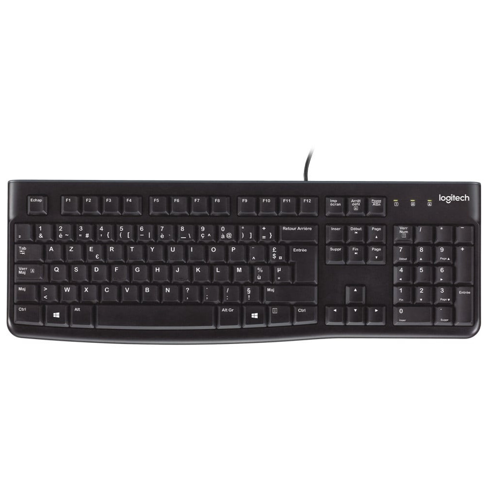 Clavier à connexion USB Logitech K120 - AZERTY