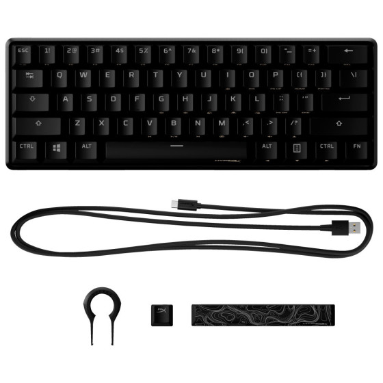  HP HyperX Alloy Origins 60 - Clavier mécanique gaming - HX rouge - AZERTY (6P6K8AA)