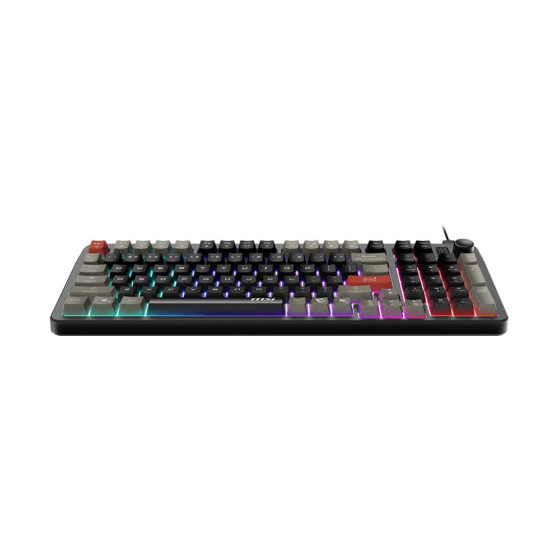  Clavier gaming rétroéclairé MSI FORGE GK110 - AZERTY (S11-04FR254-HH9)