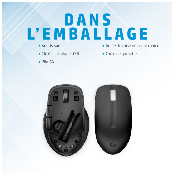  Souris sans fil Bluetooth multi-périphériques HP 435 (3B4Q5AA)