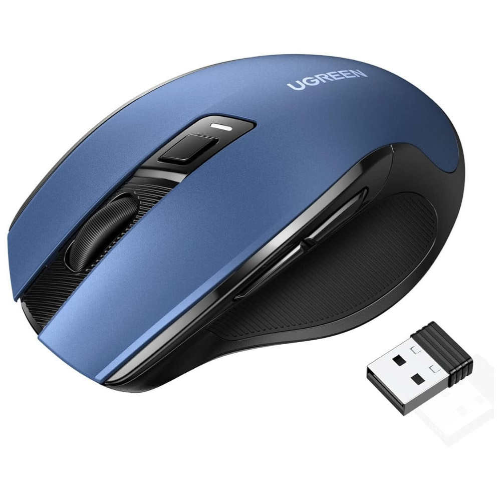 Souris sans fil Ugreen Design Ergonomique 2.4 - Blue (15064)