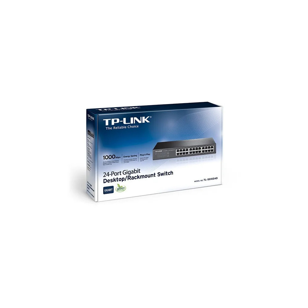 SWITCH TP-LINK GIGABIT 24-PORTS (TL-SG1024D)