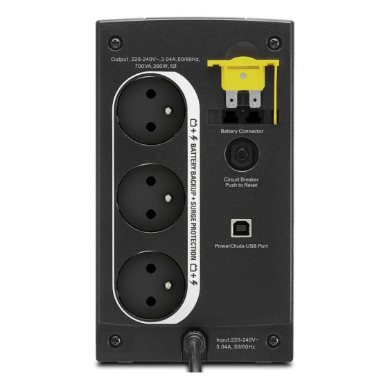 ONDULEUR LINE-INTERACTIVE APC 700VA BACK-UPS (BX700U-FR)