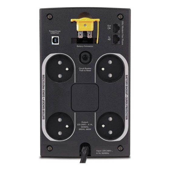 ONDULEUR LINE-INTERACTIVE APC 950VA BACK-UPS (BX950U-FR)