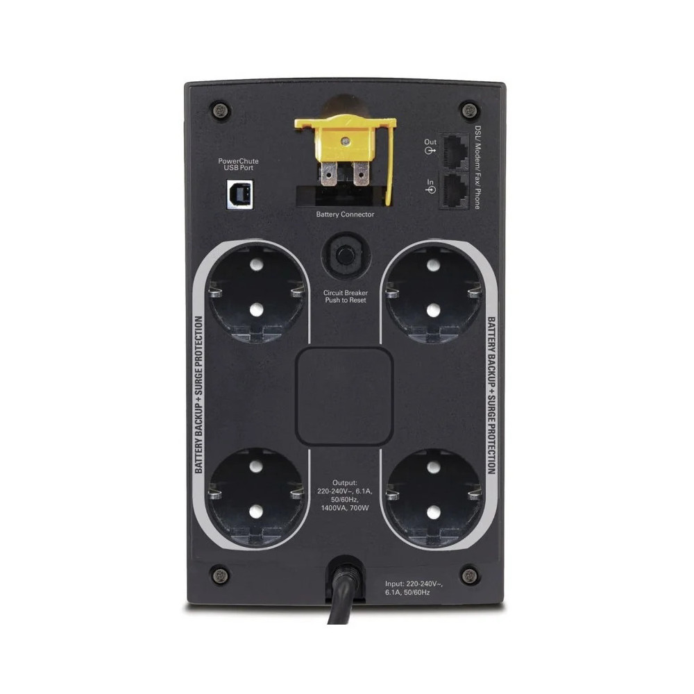 ONDULEUR LINE-INTERACTIVE APC 1400VA BACK-UPS (BX1400U-FR)