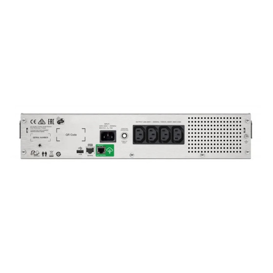 ONDULEUR LINE-INTERACTIVE APC SMART-UPS SMC 230V - 1500VA - RACK - SMARTCONNECT (SMC1500I-2UC)