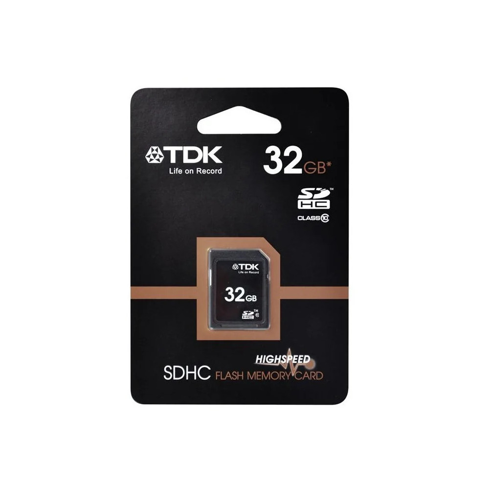 CARTE MÉMOIRE TDK CLASS 10 SDHC 1 - 32 GB (TDK78717)