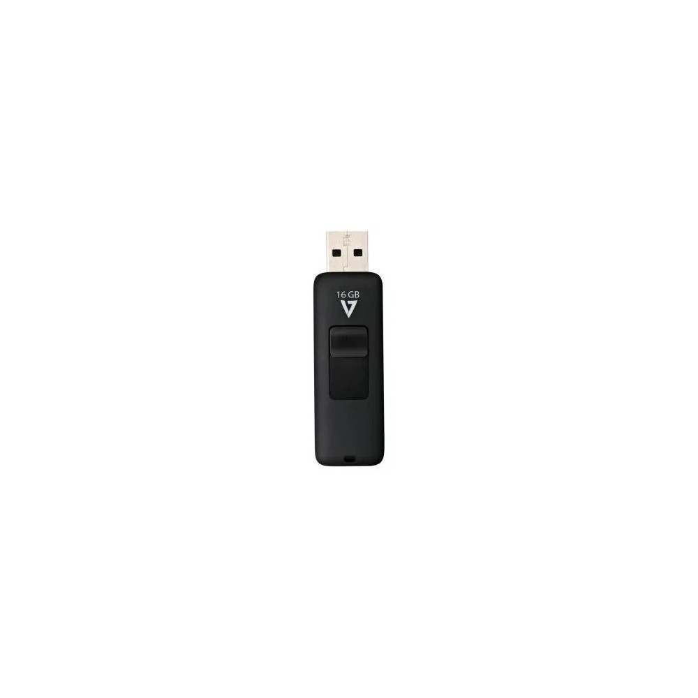 LECTEUR FLASH USB V7 2.0 - 16GB (VF216GAR-BLK)