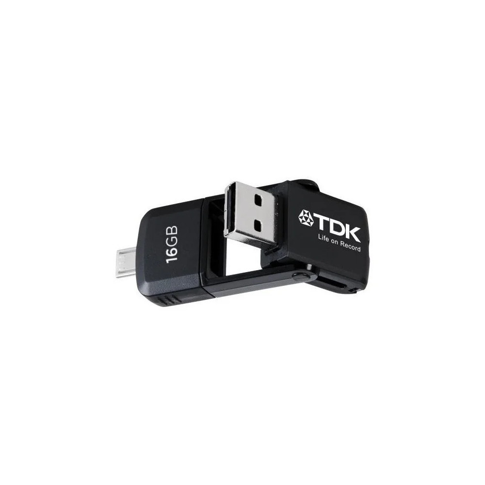 TDK 2-IN-1 MICRO USB FLASH DRIVE POUR SMARTPHONES ET PC (TDK79221)
