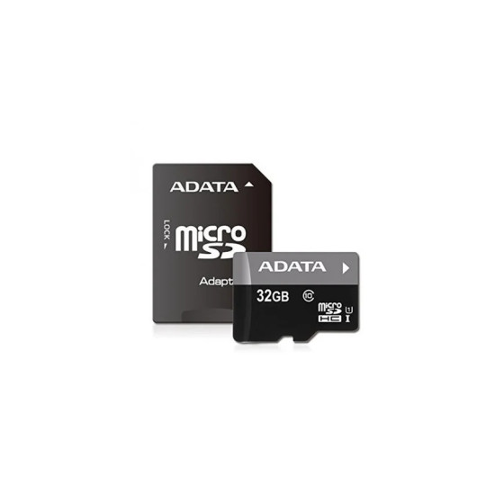 CARTE MÉMOIRE ADATA MICRO SDHC CLASS 10 AVEC ADAPTATEUR (AUSDH16GUICL10-RA1)