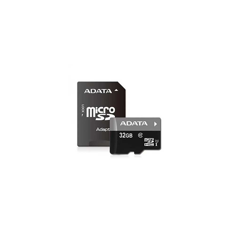 CARTE MÉMOIRE ADATA MICRO SDHC CLASS 10 AVEC ADAPTATEUR (AUSDH16GUICL10-RA1)