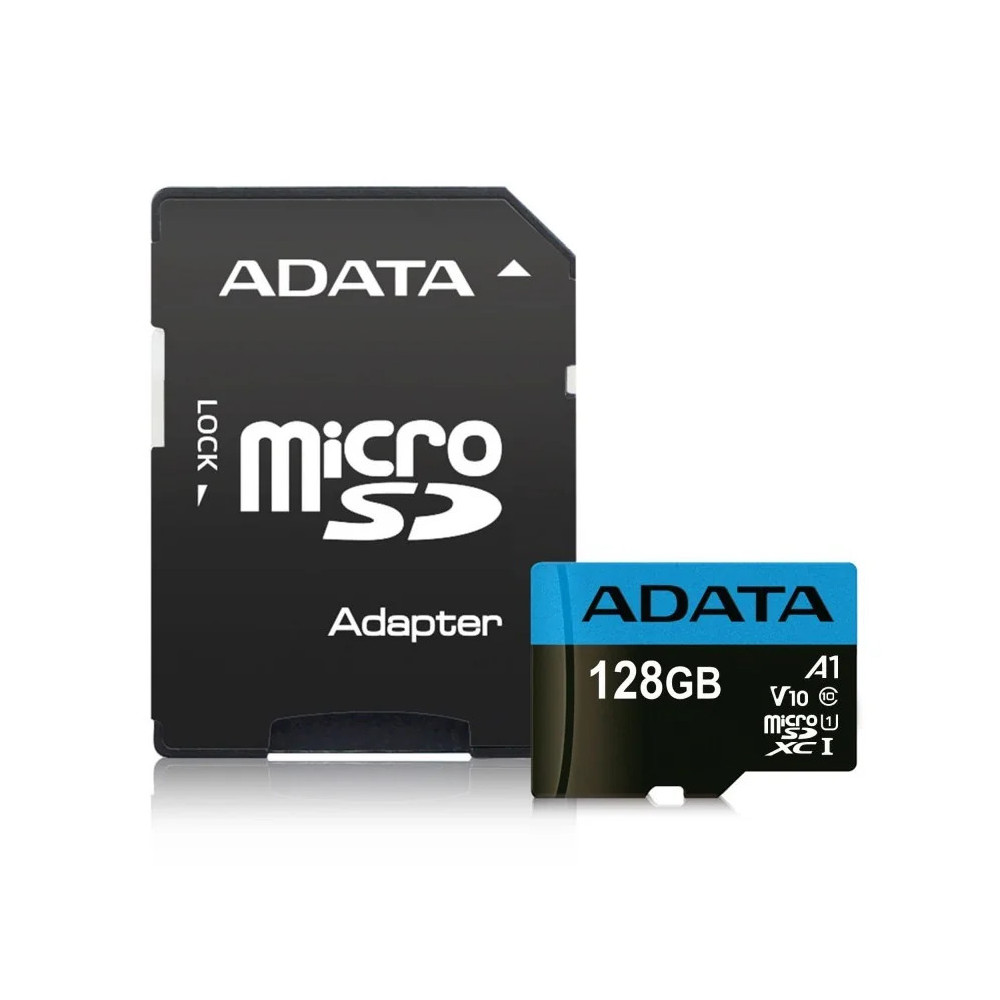 CARTE MÉMOIRE ADATA PREMIER - 128 GB - MICROSDHC/SDXC (AUSDX128GUICL10A1-RA1) UHS-I CLASS10