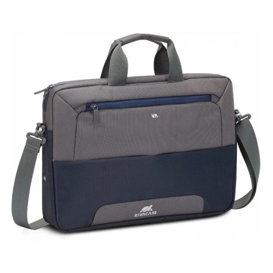 SACOCHE RIVACASE 7737 STEEL BLUE/GREY POUR ORDINATEURS PORTABLES 15.6" (7737 STEEL BLUE/GREY)