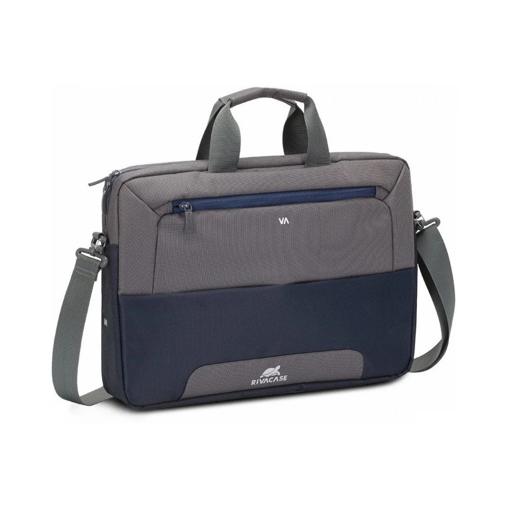 SACOCHE RIVACASE 7737 STEEL BLUE/GREY POUR ORDINATEURS PORTABLES 15.6" (7737 STEEL BLUE/GREY)