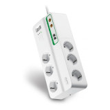 BLOC PARAFOUDRE 6 PRISES 230V APC ESSENTIAL SURGEARREST AVEC 2 X RJ11 ET 2 X COAXIAL (PMH63VT-FR
)