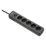 MULTIPRISE PARAFOUDRE APC SURGEARREST ESSENTIAL -  5 PRISES (PME5U2B-GR)