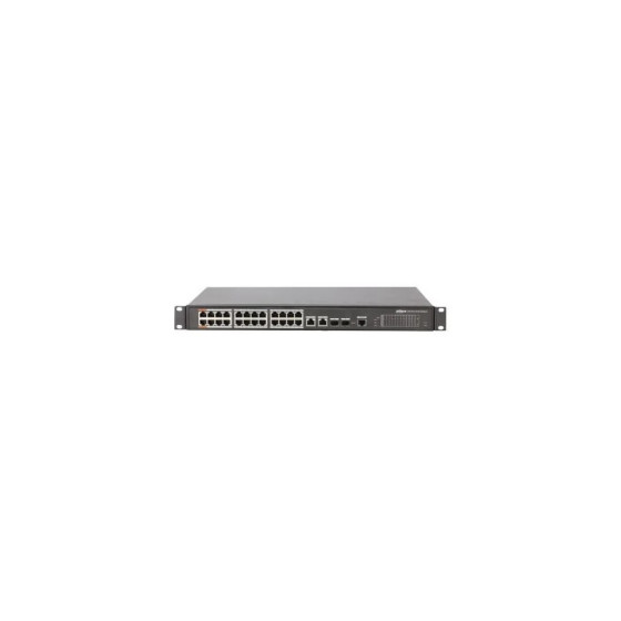 24-PORT 100 MBPS + 2-PORT GIGABIT MANAGED POE SWITCH (PFS4226-24ET-240)