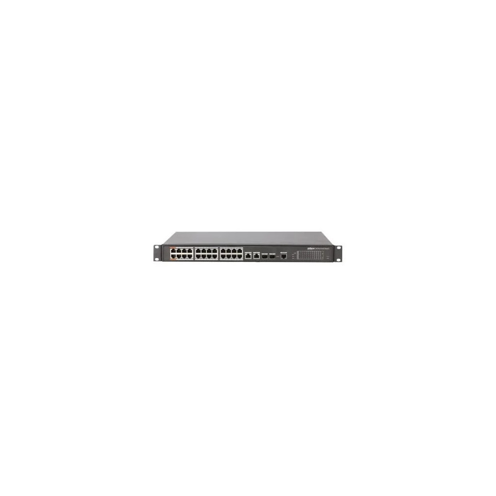 24-PORT 100 MBPS + 2-PORT GIGABIT MANAGED POE SWITCH (PFS4226-24ET-240)