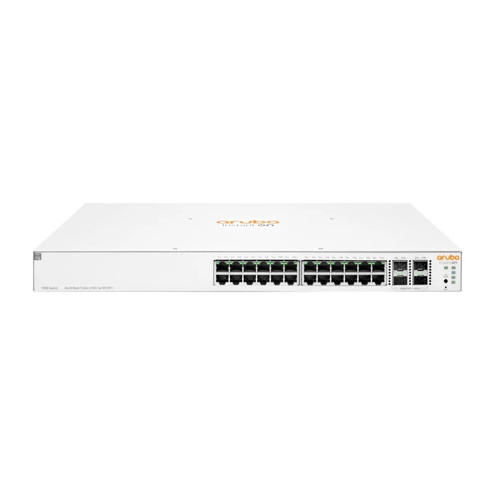 COMMUTATEUR ADMINISTRABLE ARUBA INSTANT ON 1930 24G CLASSE 4 POE 4SFP/SFP+ 195 W (JL683A)