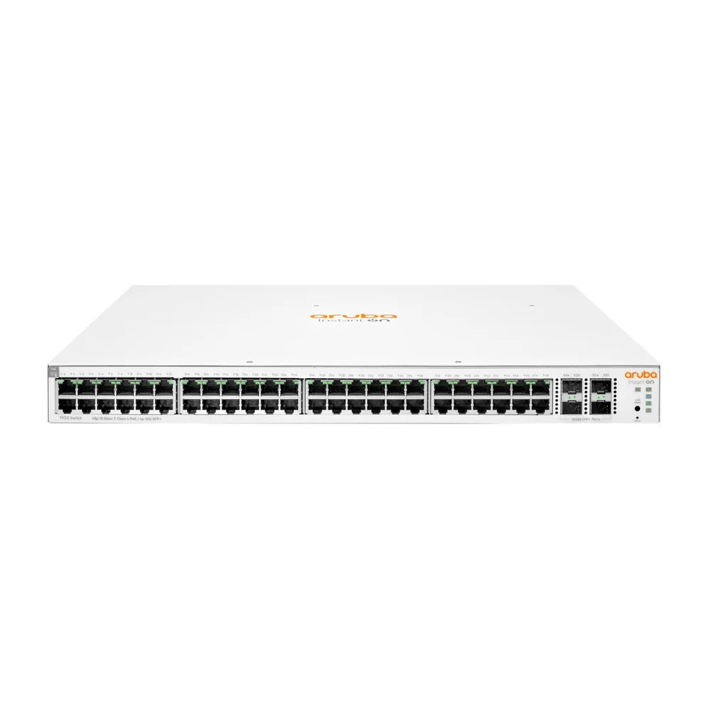 COMMUTATEUR ADMINISTRABLE ARUBA INSTANT ON 1930 48G CLASSE 4 POE 4SFP/SFP+ 370 W (JL686A)