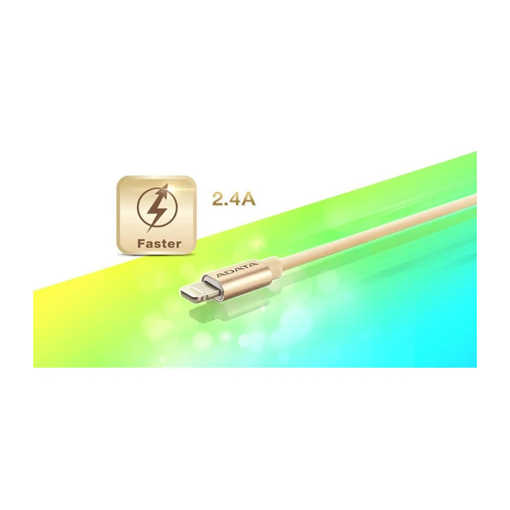 CÂBLE LIGHTNING ADATA - 1 M SYNC & CHARGE (AMFIPL-100CM-CBL)