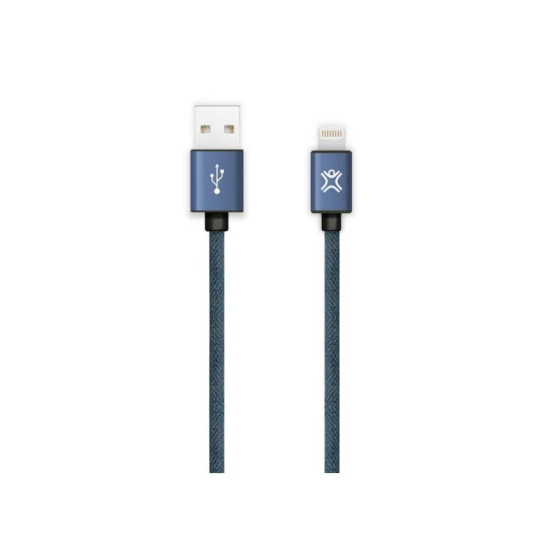 CÂBLE LIGHTNING XTREMEMAC DENIM - BLEU JEAN - 1,2 M (XCL-DNC-23)