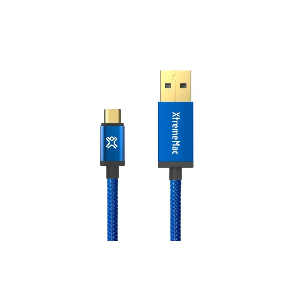 CÂBLE USB-A XTREMEMAC REVERSIBLE À USB-C - 1,2 M - BLEU (XCL-UCA-23)