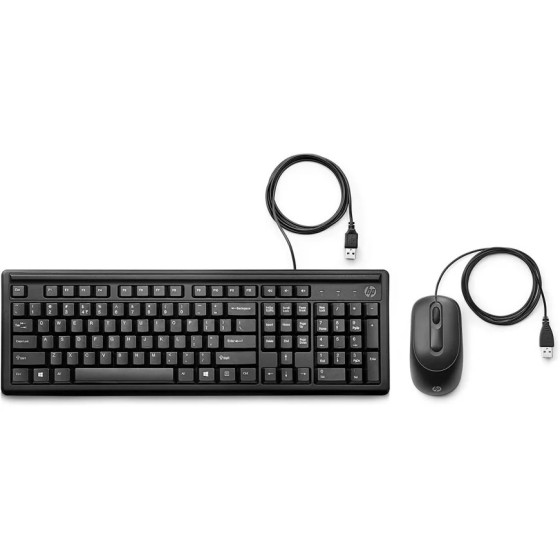 CLAVIER ET SOURIS FILAIRE HP 160 AZERTY (6HD76AA)