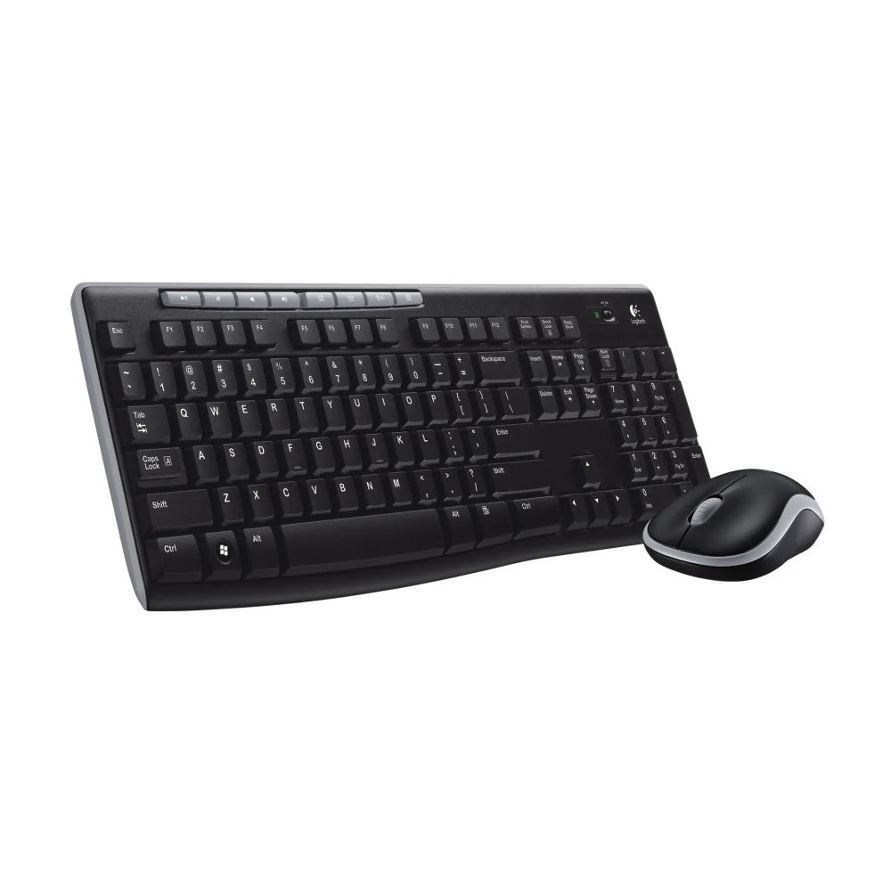 LOGITECH WIRELESS DESKTOP MK270 - ENSEMBLE SANS FIL SOURIS + CLAVIER QWERTY (920-004509)