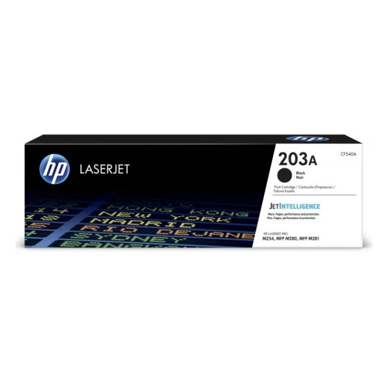 HP 203A NOIR (CF540A) - TONER HP LASERJET D'ORIGINE