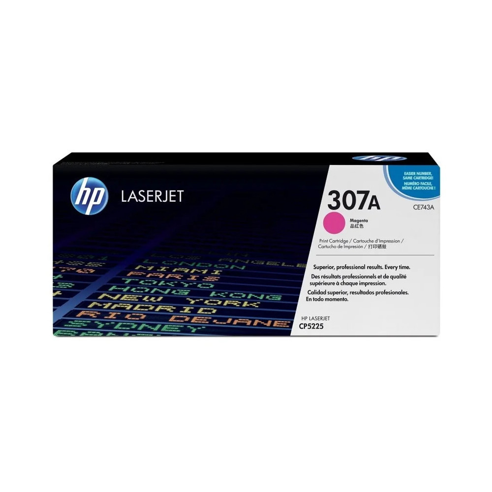 HP 307A MAGENTA (CE743A) - TONER HP LASERJET D'ORIGINE