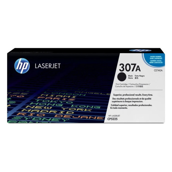 HP 307A NOIR (CE740A) - TONER HP LASERJET D'ORIGINE