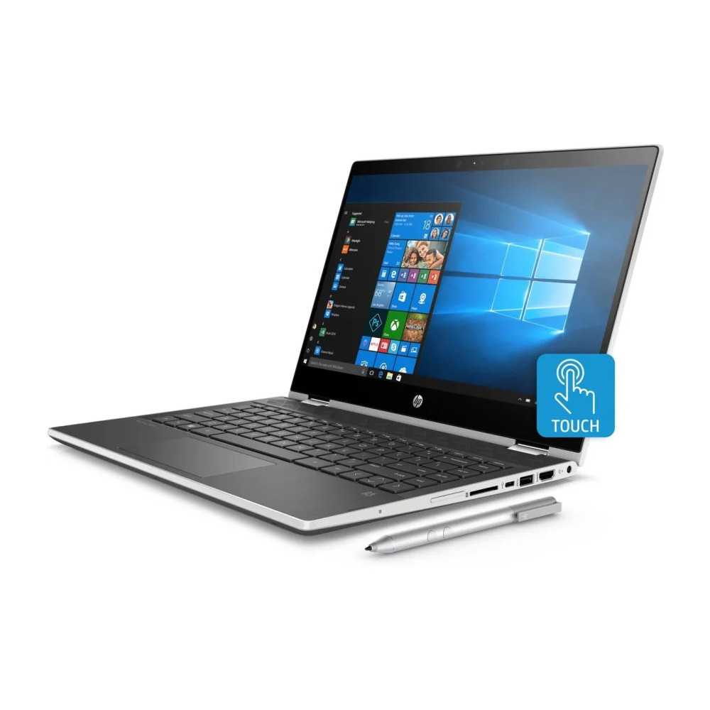 ORDINATEUR PORTABLE HP PAV X360 I3-8145U14'' 4GB 1TB W10H TOUCH SILVER (7BJ73EA)