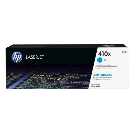 HP 410X CYAN (CF411X) - TONER GRANDE CAPACITÉ HP LASERJET D'ORIGINE