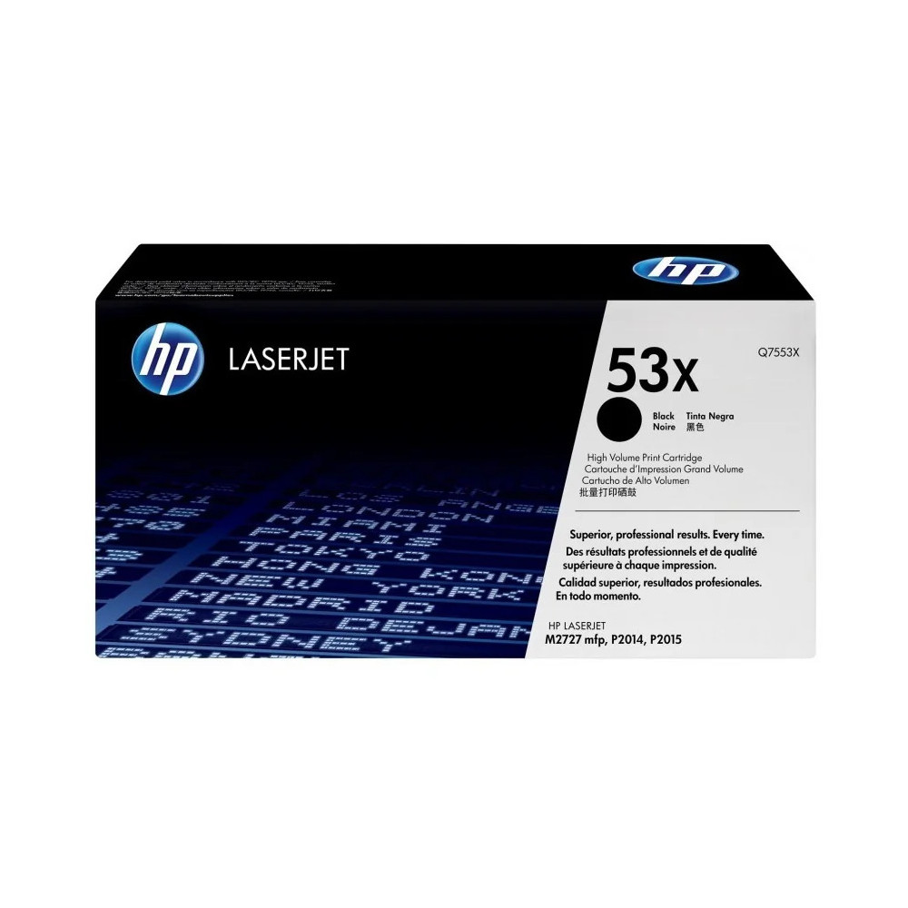 HP 53X NOIR (Q7553X) - TONER GRANDE CAPACITÉ HP LASERJET D'ORIGINE