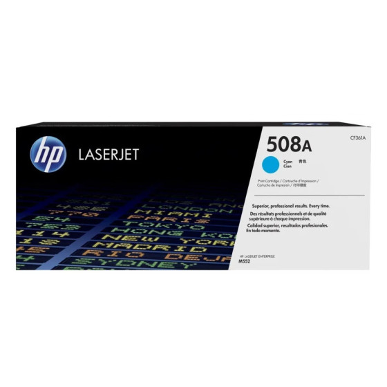 HP 508A CYAN (CF361A) - TONER HP LASERJET D'ORIGINE